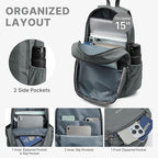 G4Free 15L Hiking Backpack Lightweight Small Travel Backpack Casual Daypack - Image 3