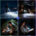 Rechargeable Flashlights High Lumens 2Pack, 5Modes Super Bright Flashlight - Image 6