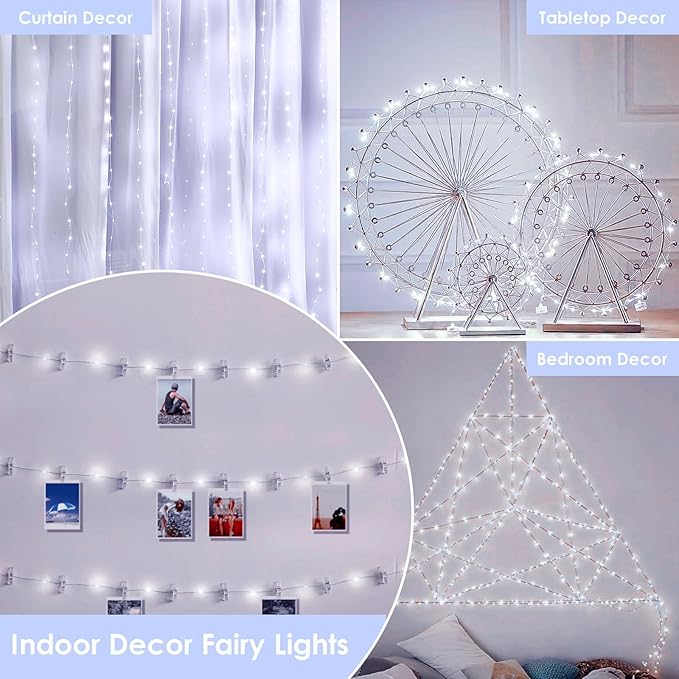 66Ft 200LED Fairy Lights Plug in - Image 6