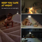 Sossi Motion Sensor Night Light Plug in 4 Pack, 10-60Lm Stepless Dimming - Image 6
