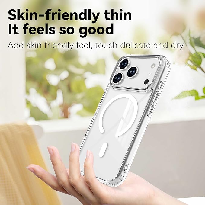 Magnetic Designed for iPhone 17 Pro Case Clear - Image 6