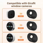 Window Mount for Girafit Window Camera W150, Adjustable Angle Tilt, No Screws - Image 9