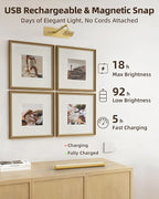 EZVALO Picture Lights for Wall, 6000mAh Rechargeable Battery 16″ Painting Light - Image 4