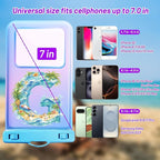 Personalized Initial Waterproof Phone Pouch Case - Image 2