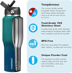 HYDROWION 40 oz Insulated Water Bottle - Image 3