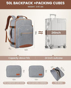 LOVEVOOK Travel Backpack for Women & Men 50L, Airline Approved Carry On - Image 5
