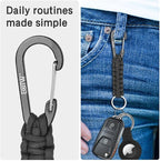 EOTW Paracord Keychain for Men Women Paracord Carabiner Backpack Keychain - Image 5