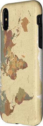 Globe Map Smartphone Cell Cover Gift World Map Pattern Phone Case - Image 2