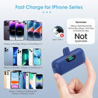 Mini Portable Charger for iPhone, Upgraded 5000mAh PD Fast Charging Battery Pack - Image 2