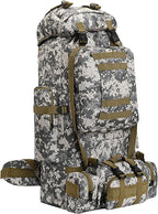 100L Camping Hiking Backpack, Molle military Tactical rucksack backpack by HongXingHai