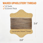 VONEEDL Upholstery Repair Kit: Waxed Sewing Thread & Heavy Duty Needles - Image 3