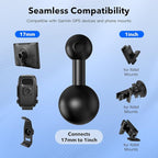 1-Inch Ball to 17mm Adapter – TPU Anti-Slip Ball Head Converter, Compatible - Image 4