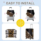 ANNA QUEEN Leopard Print Luggage Cover, Luxury Animal Pattern Suitcase Protector - Image 5