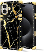 for iPhone 17 Case Luxury Golden Decoration - Image 2