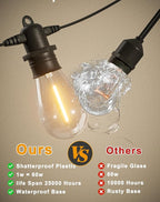 30FT LED Outdoor String Lights - Image 5