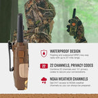 Cobra ACXT1035R FLT CAMO Waterproof Walkie Talkies - Image 3
