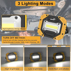 Sunzone LED Work Light, Rechargeable Magnetic Flood Lights - Image 2