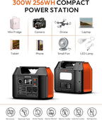 Solar Powered Generator, 300W Portable Power Station - Image 9