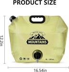 Collapsible 8L Water Storage Bag, BPA-Free Portable Folding Water Jug - Image 2