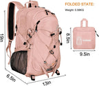 Goloni 45L Hiking Backpack Lightweight Foldable, Waterproof Camping Backpack - Image 2