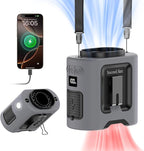 Socool 14500mAh Portable Waist Fan Clip on Belt 360 Rotation Wearable by Socoolfancoolinhand