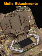Tactical Gear Plate Carrier Vest Accessories Phone Chest Mount Holder - Image 3