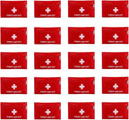 QCWN 20 Pack Empty First Aid Bag Mini Medical Kit Pouch Small Travel Emergency by QCWN