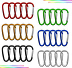 30PCS Aluminum Carabiner Clips - Image 8
