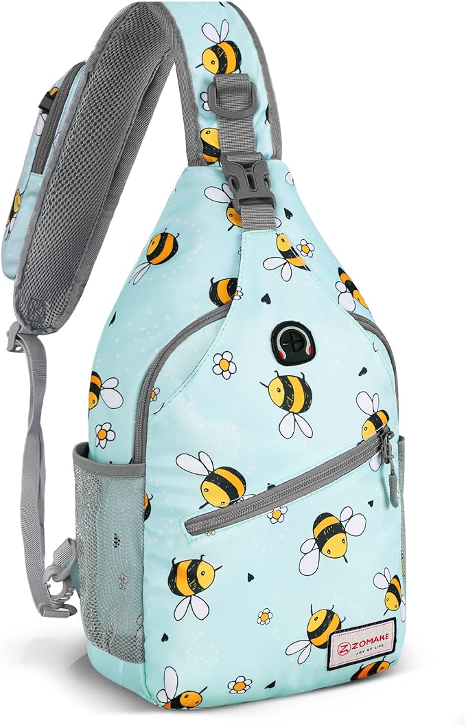 ZOMAKE Sling Bag, Small Crossbody Sling Backpack, Water Resistant Shoulder by ZOMAKE