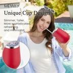 MEWAY Stemless 12oz Insulated Wine Tumbler - Image 4