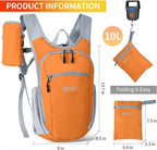 Hiking Backpack 10L/15L Small Daypack Lightweight Packable Travel Foldable - Image 3