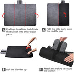 Tirrinia Large Waterproof Outdoor Blanket, Soft Warm Windproof Stadium Blanket - Image 8