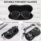 Glasses Case Sunglasses Eyeglass Soft Case Zipper Light Neoprene Pouch - Image 3
