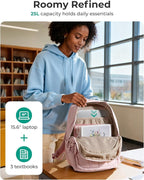 BAGSMART Womens Backpack Travel Laptop Backpack - Image 5
