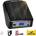 6-12KV Adjustable Output Solar Charger, 20 Miles Solar Powered Electric Fence 2 by FarmNix