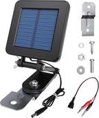 6V Solar Panel for Deer Feeder, Efficient Solar Panel Charger w/Adjustable by Foricx