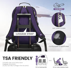 LOVEVOOK Laptop Backpack for Women 15.6 inch, Cute Women Travel Backpack Purse - Image 6