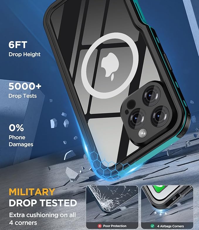 for iPhone 16 Pro Case Waterproof | Shockproof Dust Proof Phone Case Cover - Image 4