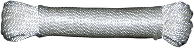 T.W Evans Cordage 44-030 3/32-Inch Solid Braid Nylon Rope 50-Feet Hank by T.W+.+Evans+Cordage+Co.