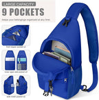 Pritent Crossbody Bags for Women Men Trendy Sling Bag Backpack Casual Chest Bag - Image 3
