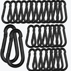 60PCS M8 Heavy Duty Carabiner Clip, 3Inch Snap Hook Quick Link Small Carabiner by XHAMXE
