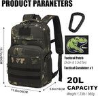 Kids Tactical Backpack Army Molle Bookbag Military Boys Backpack - Image 2