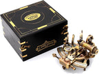 Handmade Astrolabe Brass Sextant inbuild Compass - Image 5