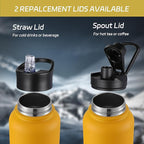 HASLE OUTFITTERS 40oz Stainless Steel Water Bottle, Vacuum Insulated Double - Image 4