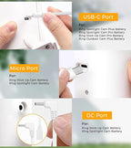 8W Solar Panel for Ring Camera, Solar Panel Charger Compatible - Image 5
