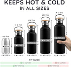 Bambaw Insulated Water Bottle 32 oz, Wide Mouth Stainless Steel Water Bottle - Image 5