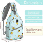 ZOMAKE Sling Bag, Small Crossbody Sling Backpack, Water Resistant Shoulder - Image 2