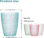 4 PCS Colored Plastic Drinking Glasses, Reusable Acrylic Drinking Cups - Image 7