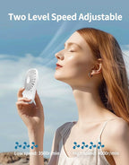 Aluan Handheld Fan Mini Fan Powerful Small Personal Portable Fan Speed - Image 2