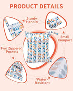 babygoal Wet Dry Bags for Baby Cloth Diapers, Washable Travel Bags, Gym Bag for - Image 2